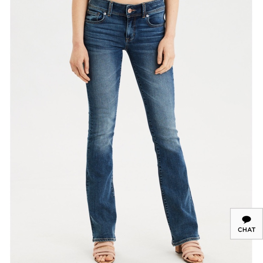 AEO kickboot denim